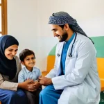 리비아에서 흔한 질병과 예방 접종 - **Prompt 1: A Family's Commitment to Health and Well-being**
    "A heartwarming and serene scene de...